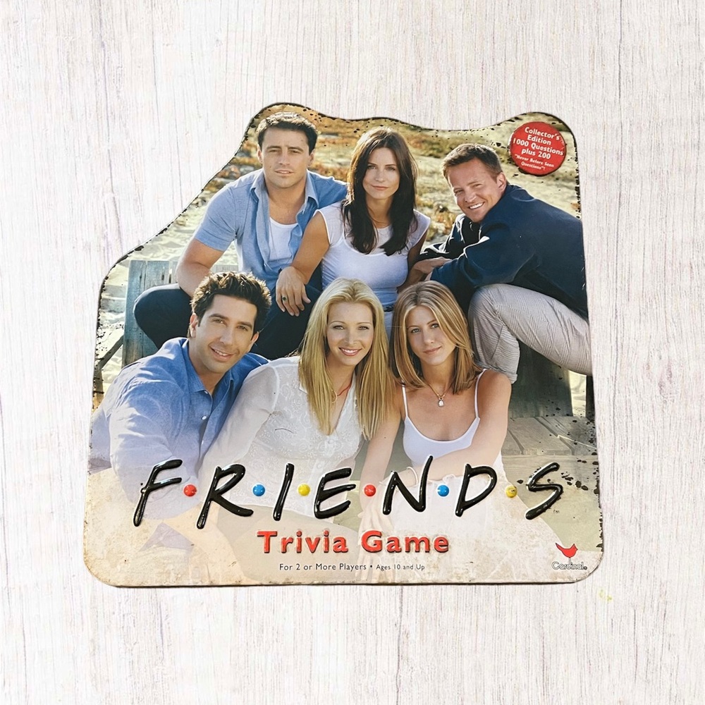 Vintage Friends Trivia Board Game Collectors Edition